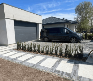 Dekor Brikers modern white marble and Barons 360 comfort Black Abrasive, Barons 360 comfort black